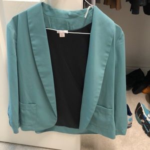 Green blazer